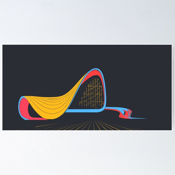 Item preview, heydar aliyev center - zaha hadid designed and sold by NumbLock.