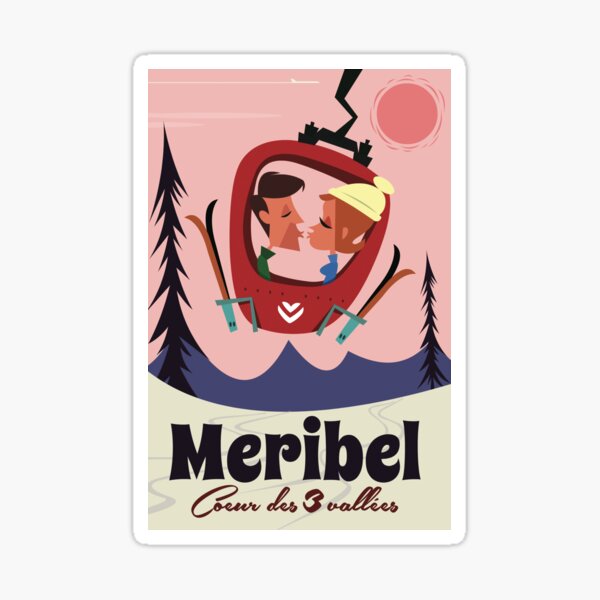 Item preview, Meribel poster designed and sold by Gary Godel.