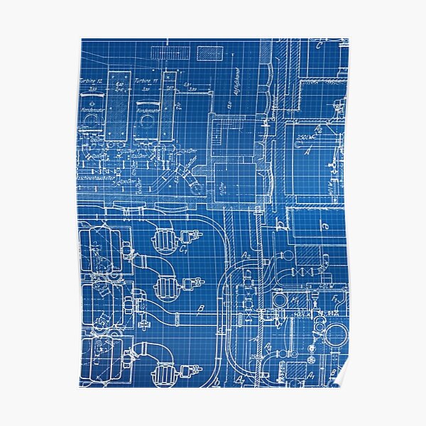 BLUEPRINT. BLUEPRINTS. Poster