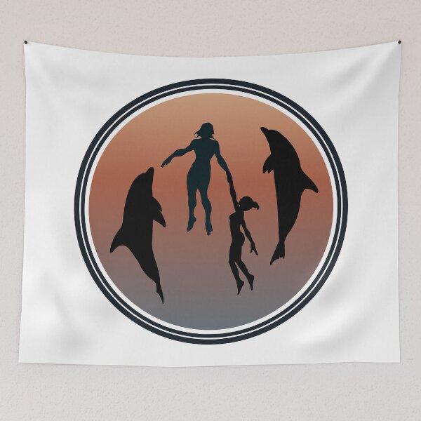 Item preview, Dolphins designed and sold by NicGrayGraphic.
