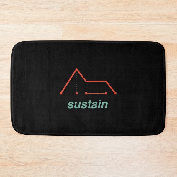 Item preview, Synthesizer Envelope - ADSR Nerd Analog Sustain design designed and sold by A-Fashion.