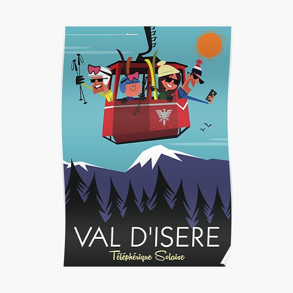 Val D'Isere poster Poster