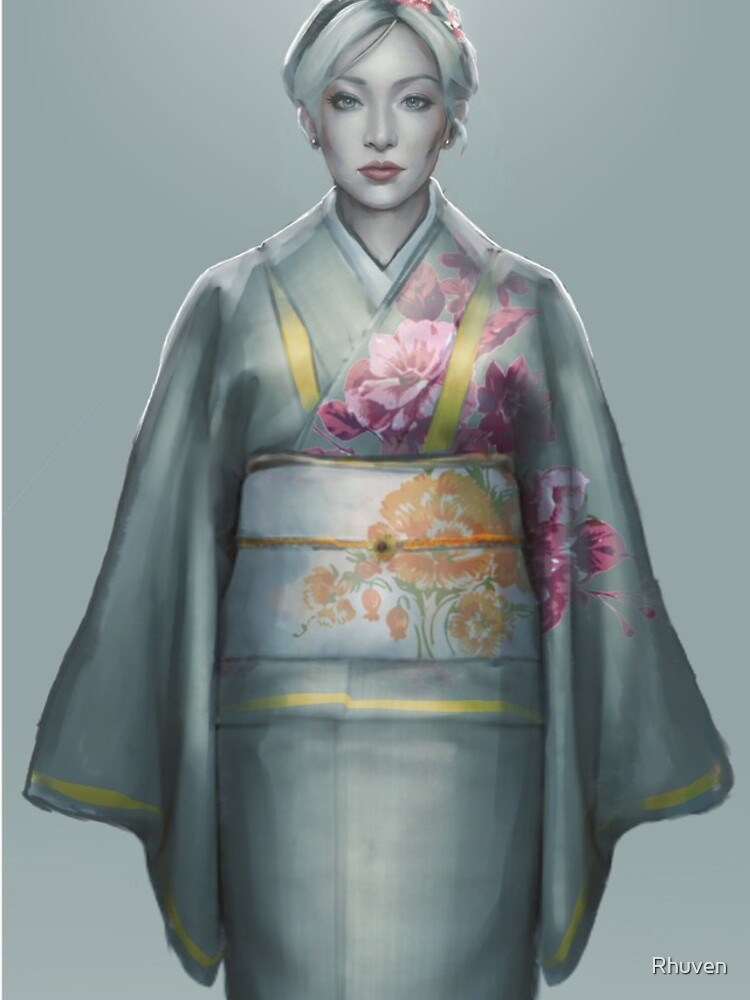Thumbnail 4 of 4, iPhone Case, Geisha designed and sold by Rhuven.