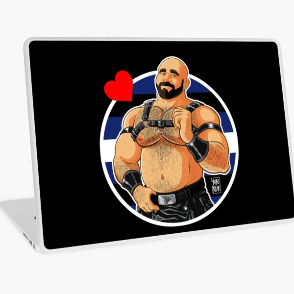JIM LIKES LEATHER - DETAIL Laptop Skin