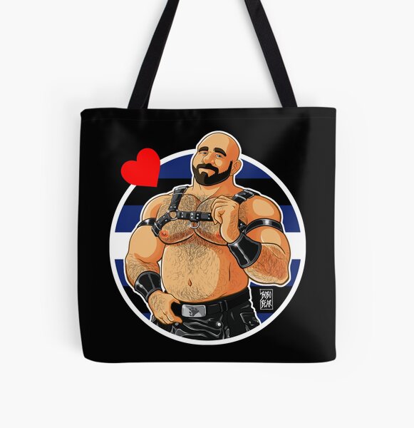 JIM LIKES LEATHER - DETAIL All Over Print Tote Bag