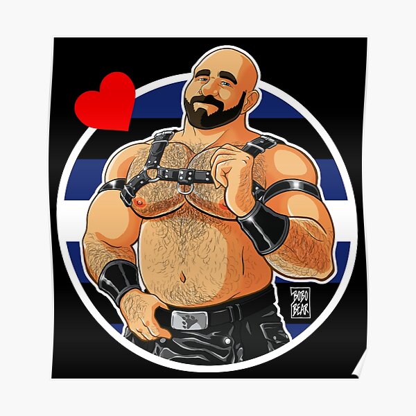 JIM LIKES LEATHER - DETAIL Poster