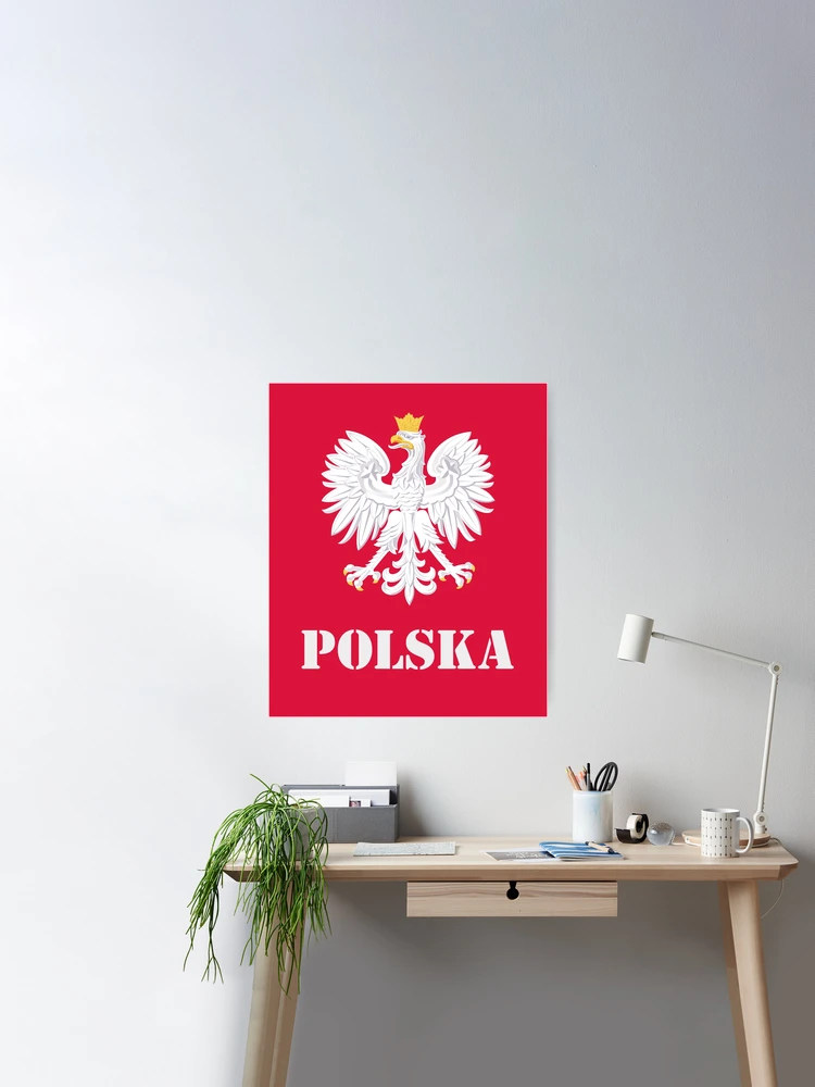 Drapeau de table Pologne, petit drapeau 