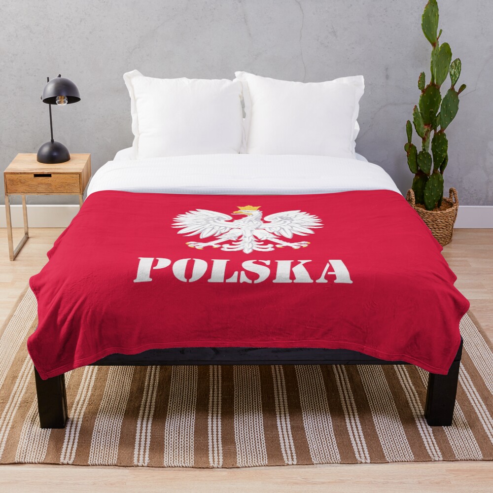 "Poland Polish Flag Polish Eagle" Throw Blanket for Sale by vladocar