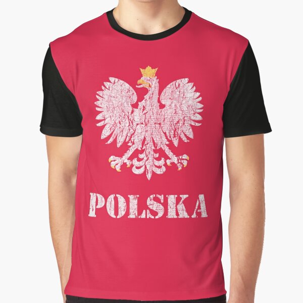 Poland Eagle Polish Pride Polska Soccer World Cup Championship Emblem  T-Shirt 