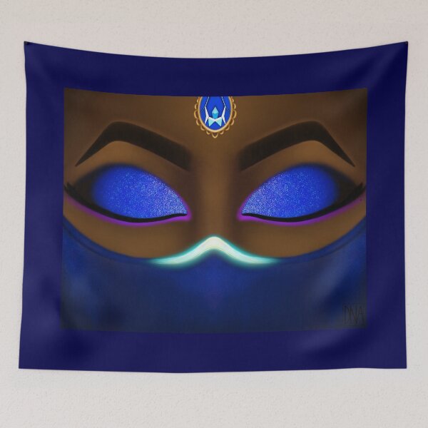 Item preview, Veiled (Blue) designed and sold by DAMCDesigns.