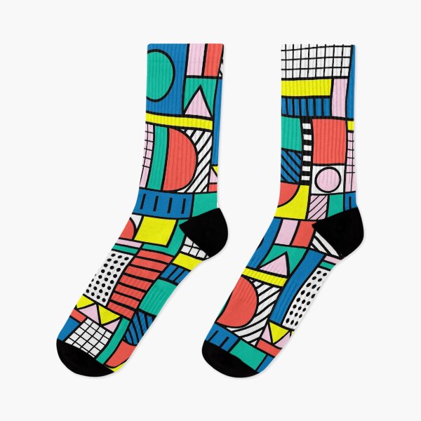 Item preview, Memphis Color Block designed and sold by PolitaStore.