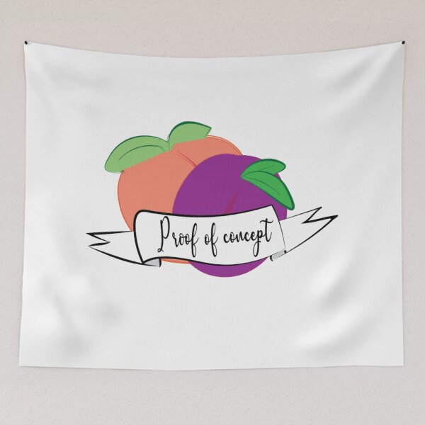 Item preview, Peaches and Plums - Proof of concept designed and sold by BunnyMomMtl.