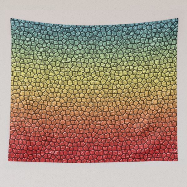 Item preview, Blue Gold Red Reptile Skin designed and sold by HomeLivingCo.