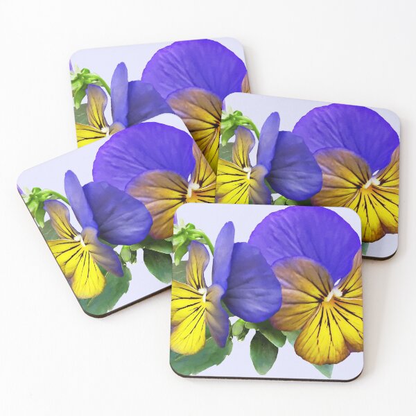 Item preview, Small Yellow and Purple Pansies designed and sold by Susan Savad.