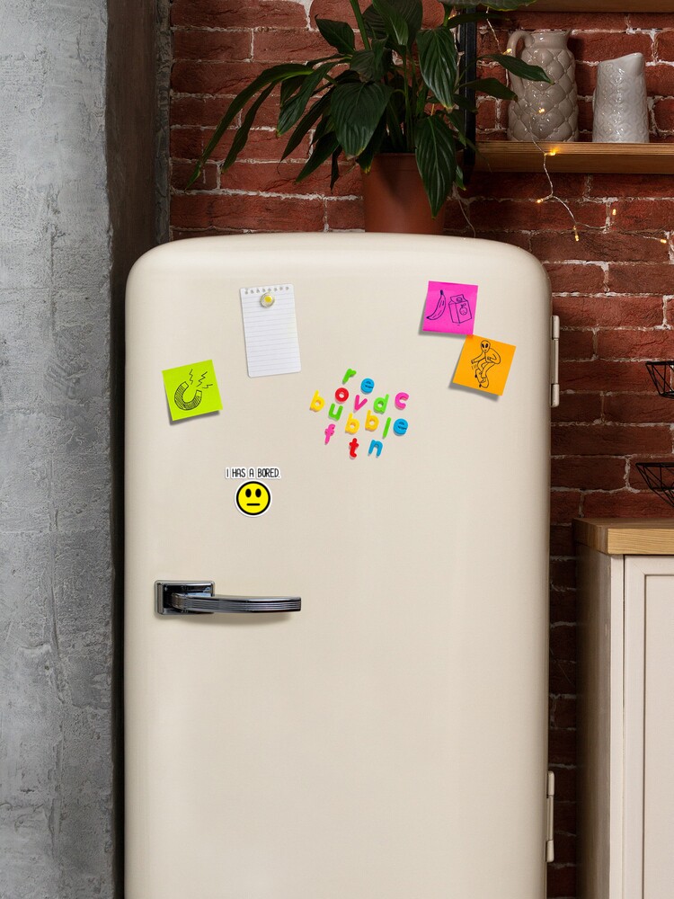 Customize your boring fridges with giant designer magnets