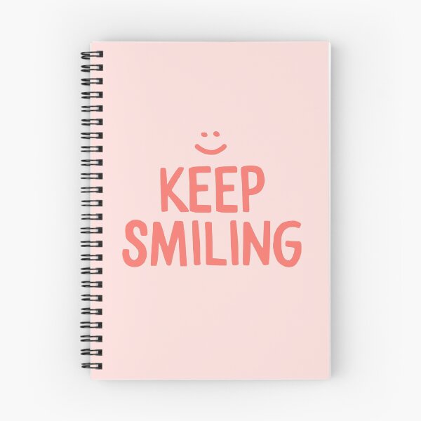 Item preview, Keep Smiling - Pink Happy Quote designed and sold by blueskywhimsy.