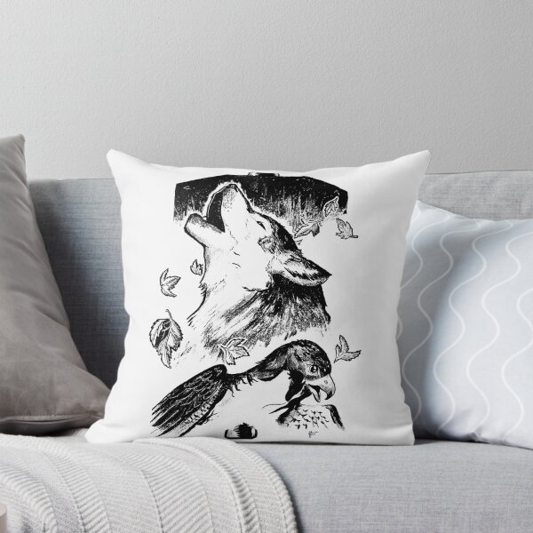 Item preview, Wolf and Falcon with Hammer and Leaves designed and sold by MichaelHoweArts.