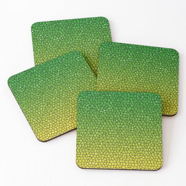 Item preview, Green Yellow Reptile Skin designed and sold by HomeLivingCo.