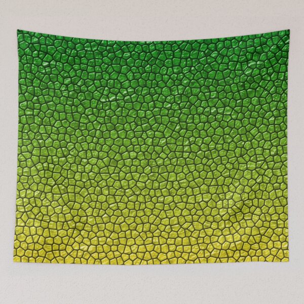 Item preview, Green Yellow Reptile Skin designed and sold by HomeLivingCo.