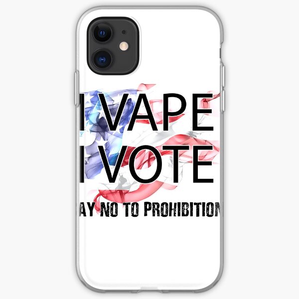 I VAPE I VOTE NO to Prohibition iPhone Soft Case