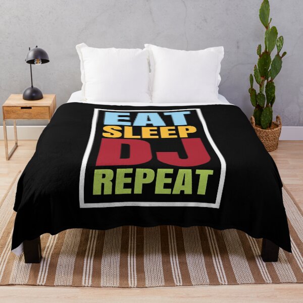 Item preview, Eat Sleep DJ Repeat Music Party Club Discjockey designed and sold by MooonTees.