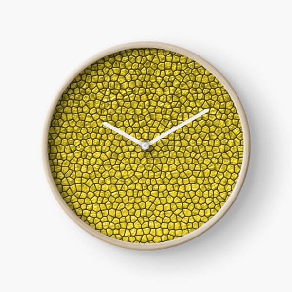 Pineapple Reptile Skin Clock