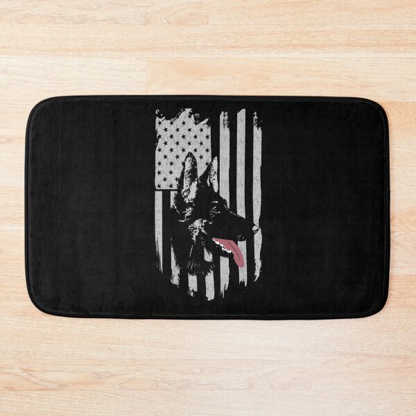 Item preview, German Shepherd American Flag designed and sold by Nerd Digs.