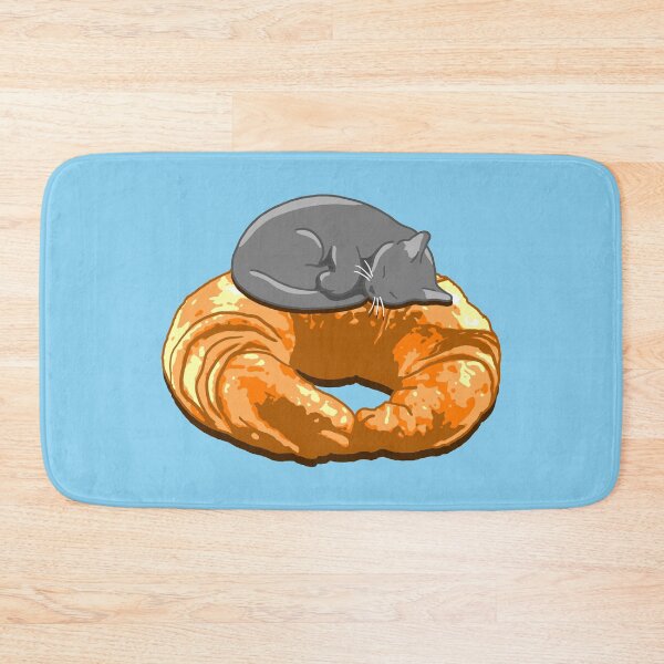 Item preview, Croissant Grey Cat designed and sold by CCCDesign.