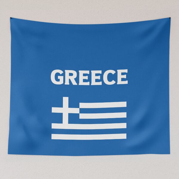 Item preview, Greece Greek Flag designed and sold by vladocar.