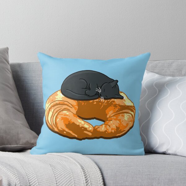 Item preview, Croissant Black Cat designed and sold by CCCDesign.