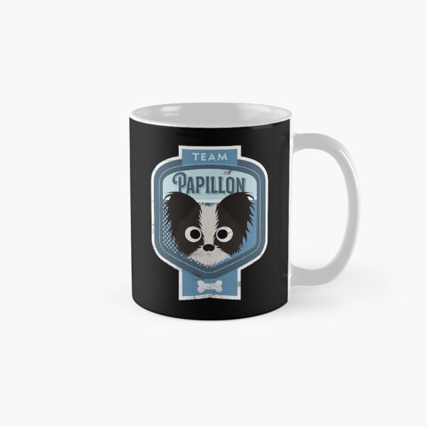 Item preview, Team Papillon - Distressed Butterfly Dog Beer Label Design designed and sold by DoggyStyles.