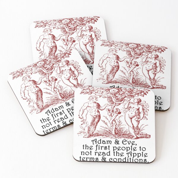 Item preview, Adam and Eve, the first people not to read the Apple terms and conditions. designed and sold by azule1.