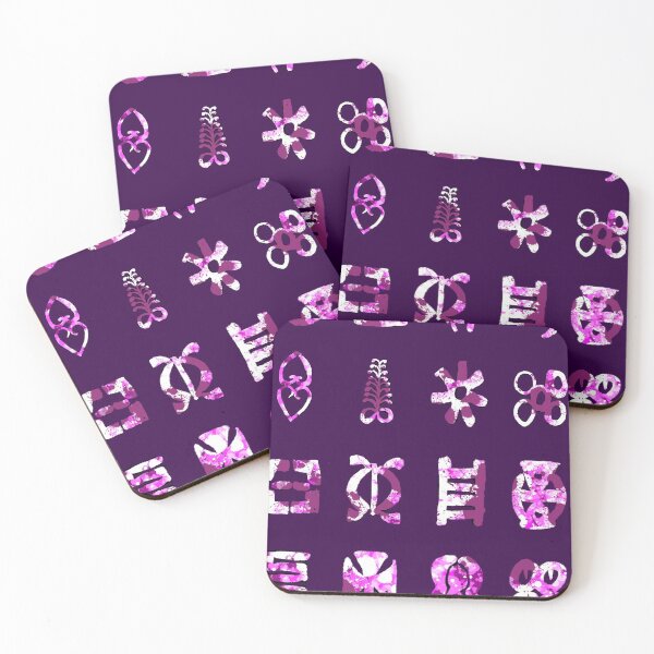 Item preview, Purple Adinkra Adire! designed and sold by ArtBecomesHer2.