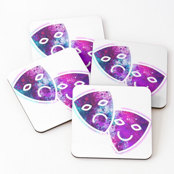 Item preview, Splatter Theatre Masks designed and sold by Flutter & Chirp Artistry.