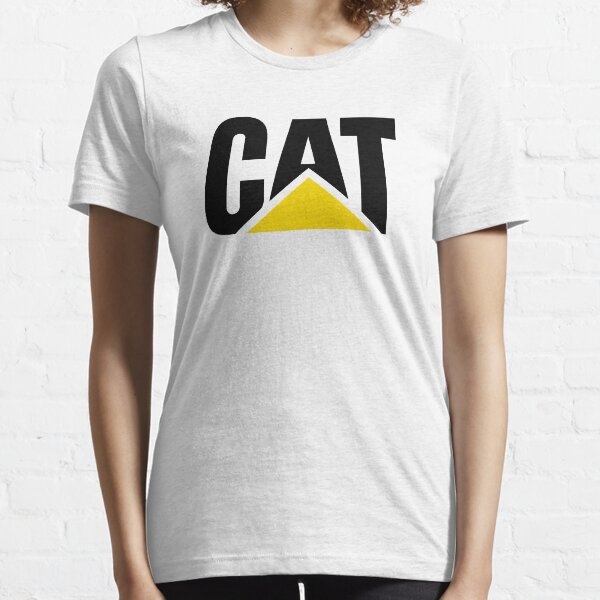 Caterpillar Potrait Logo Black Yellow Essential T-Shirt