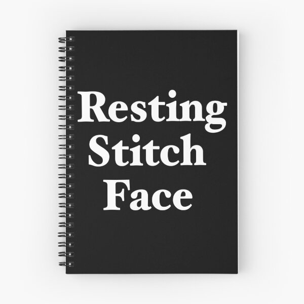 Item preview, Resting stitch face in white designed and sold by Asrais.
