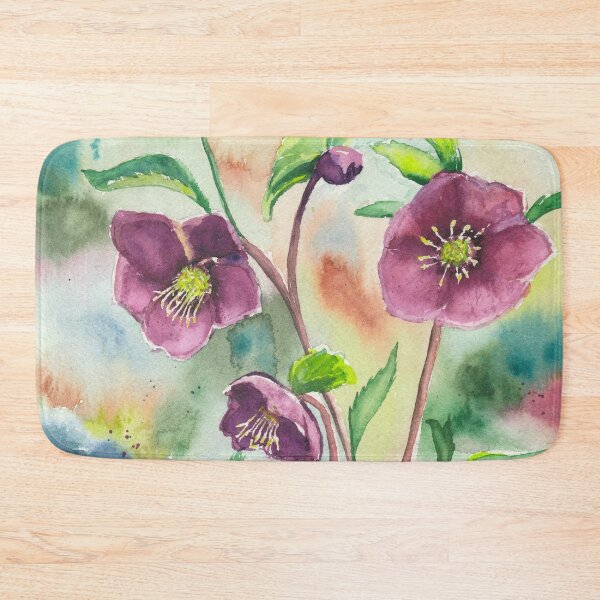 Item preview, Lenten Roses - Watercolor Painting designed and sold by Monika's Painting.