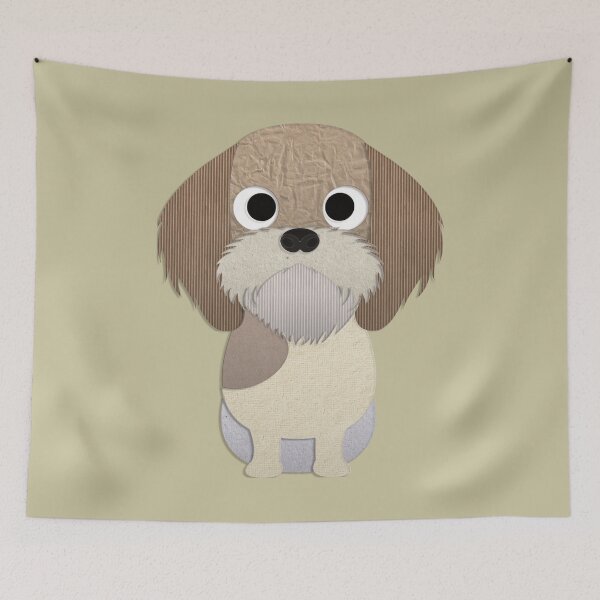 Item preview, Petit Basset Griffon Vendeen Paper Craft Design designed and sold by DoggyStyles.