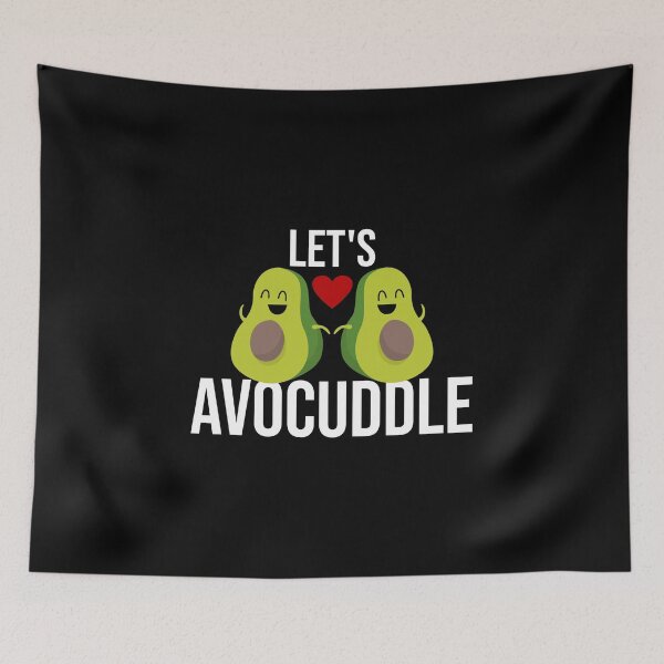 Item preview, Let's Avocuddle Cute & Funny Avocado Romantic Pun designed and sold by perfectpresents.