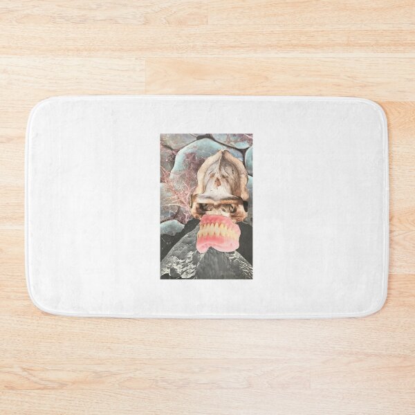 Item preview, Neanderthal, teeth, dentures, skull, cell, anatomy, surreal, collage, vintage designed and sold by AndyAltered.