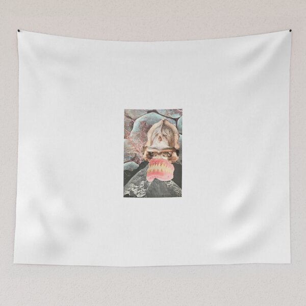 Item preview, Neanderthal, teeth, dentures, skull, cell, anatomy, surreal, collage, vintage designed and sold by AndyAltered.