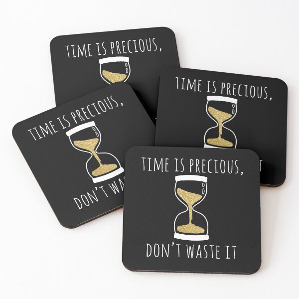 Item preview, Time, hourglass, saying, wisdom, gift, gift idea, wisdom, quote, life, valuable, waste, illustration, scarce designed and sold by Levin-Wirp.