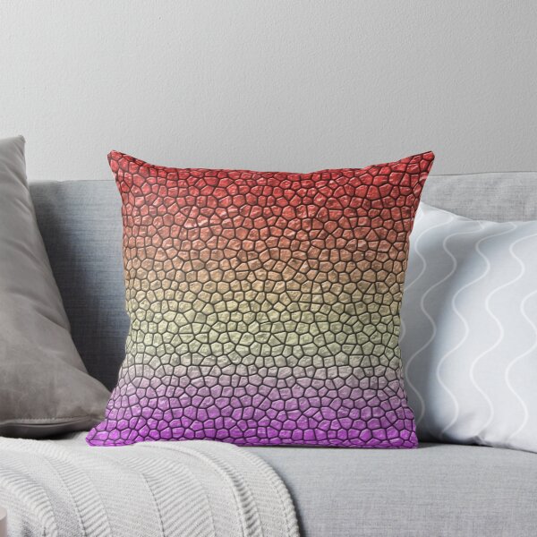 Item preview, Red Cream Purple Reptile Skin designed and sold by HomeLivingCo.