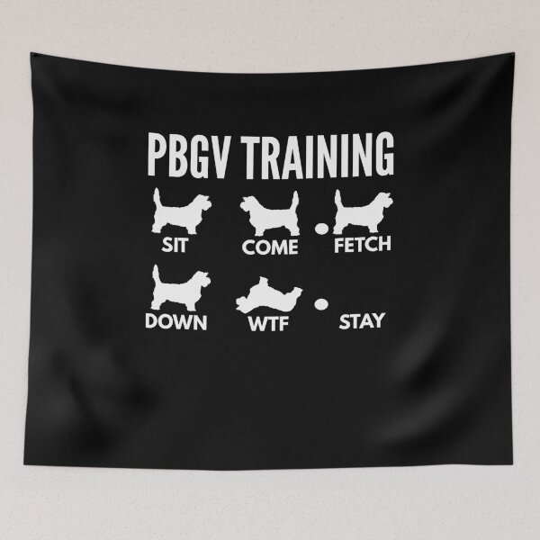 Item preview, PBGV Training Petit Basset Griffon Vendeen Tricks designed and sold by DoggyStyles.