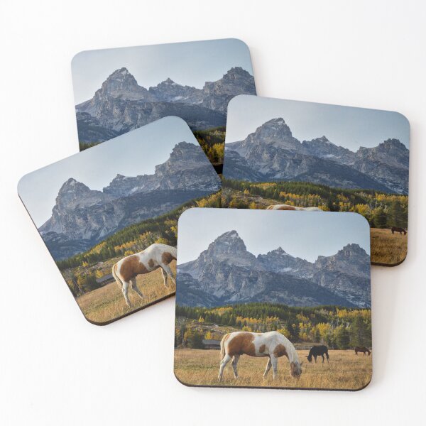Item preview, Horses in Grand Teton National Park designed and sold by JustinImler.