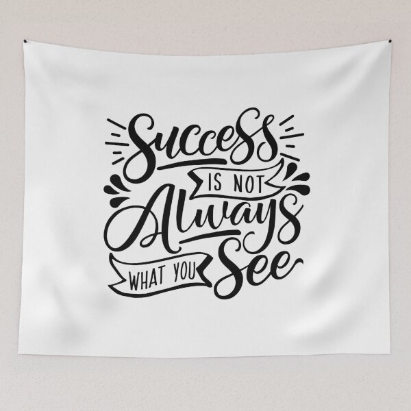 Item preview, Motivation saying success hustle force gift typography designed and sold by Levin-Wirp.