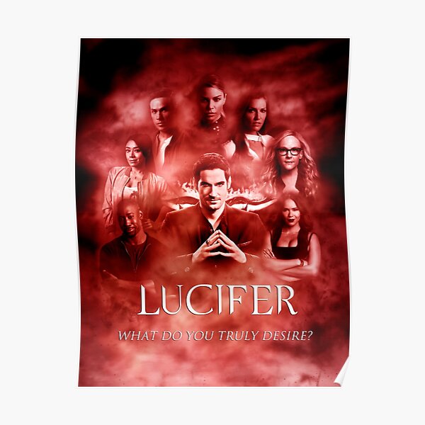 Lucifer Morningstar Posters For Sale Redbubble