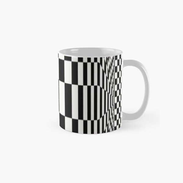 Op Art. Victor #Vasarely, was a Hungarian-French #artist, who is widely accepted as a #grandfather and leader of the #OpArt movement Classic Mug