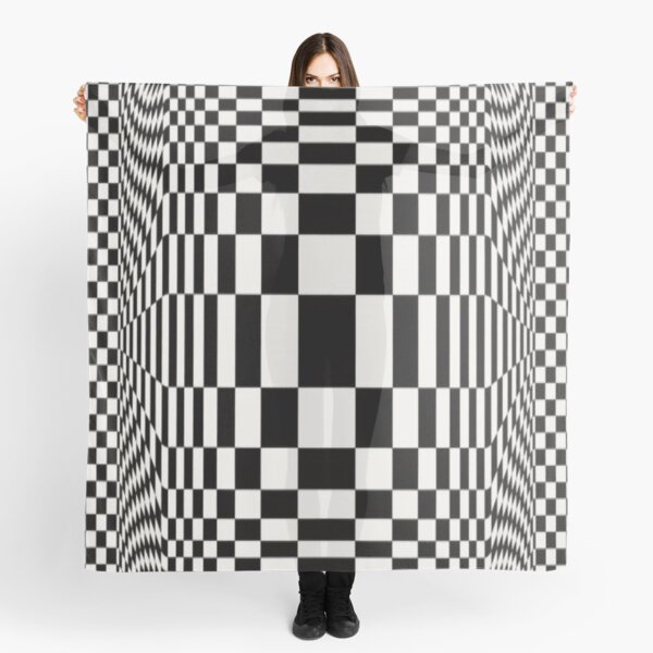 Op Art. Victor #Vasarely, was a Hungarian-French #artist, who is widely accepted as a #grandfather and leader of the #OpArt movement Scarf