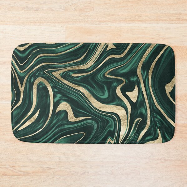 Item preview, Emerald Green Black Gold Marble #1 #decor #art designed and sold by Anita's & Bella's Art.